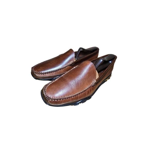 Allen Edmonds 71804 Boulder Brown Leather Driving Loafers Moccasin Mens Size 8.5 - Picture 4 of 7